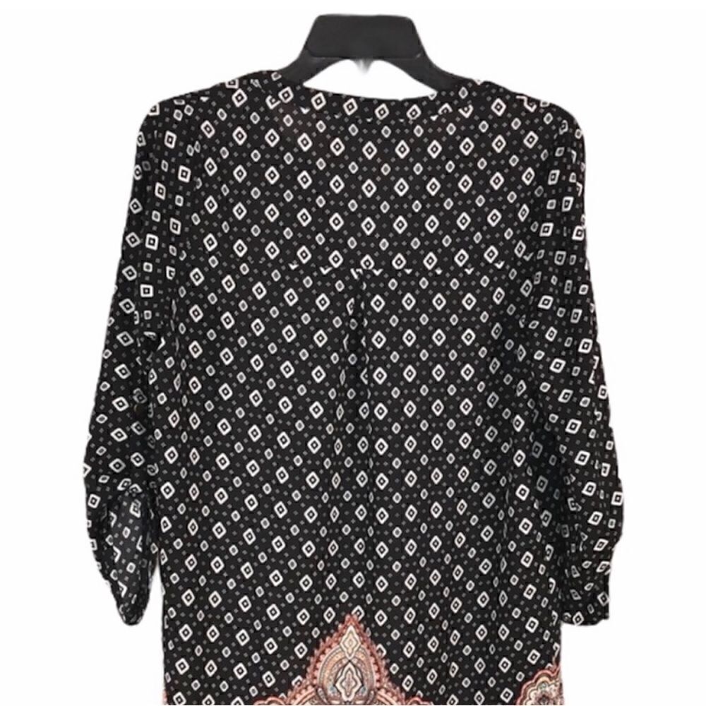 Almost Famous Boho Tunic top, Size M - Picture 4 of 7